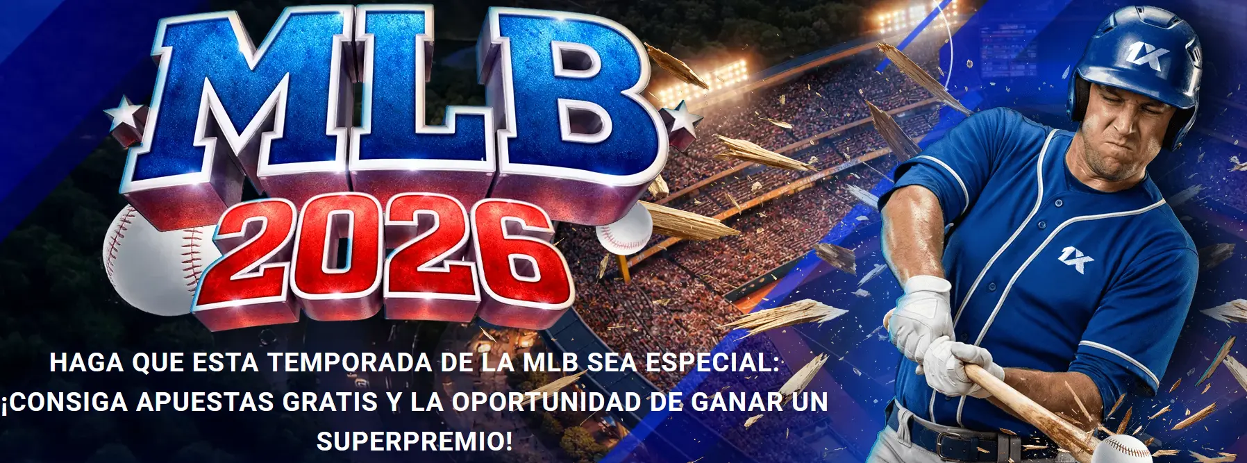 Promoción MLB 2026 en 1xBet