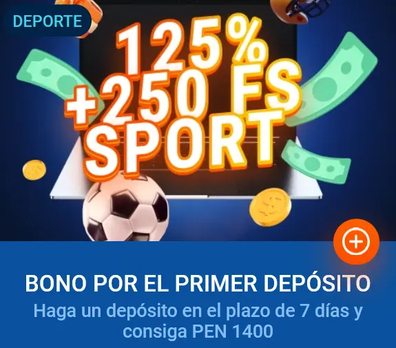 Bono por primer depósito en Mostbet Perú