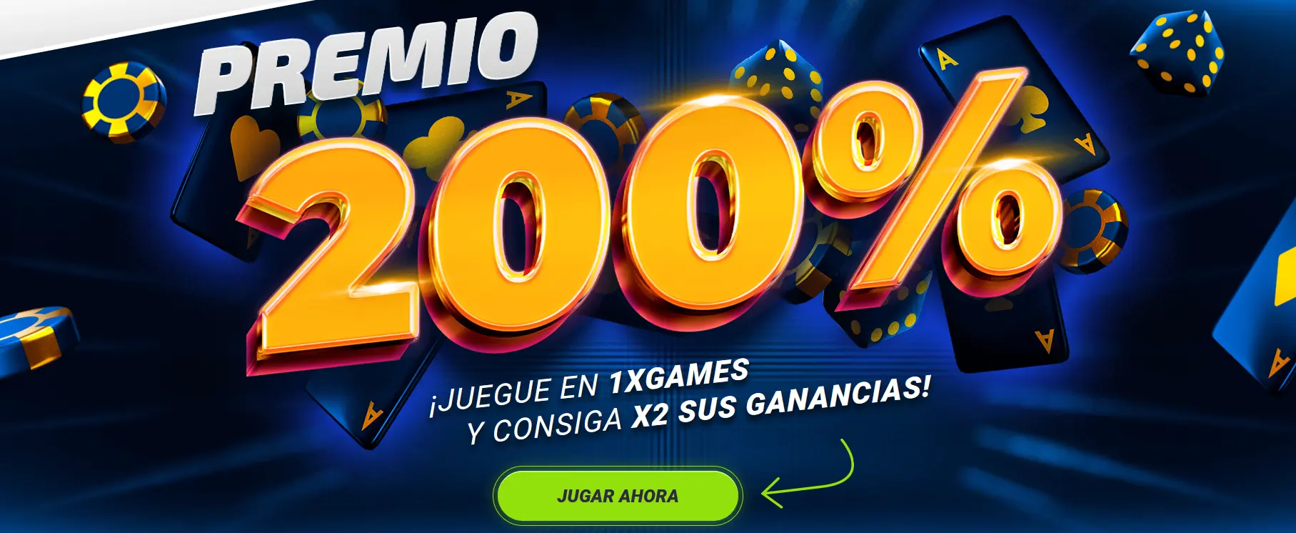 Gane el 200% – 1xBet