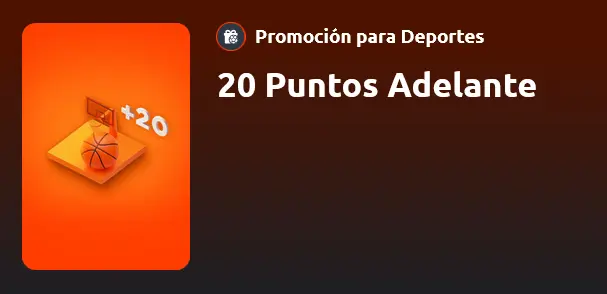 20 Puntos de Ventaja en Betano