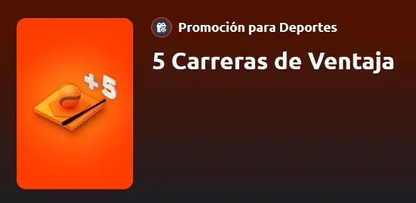 5 Carreras de Ventaja en Betano