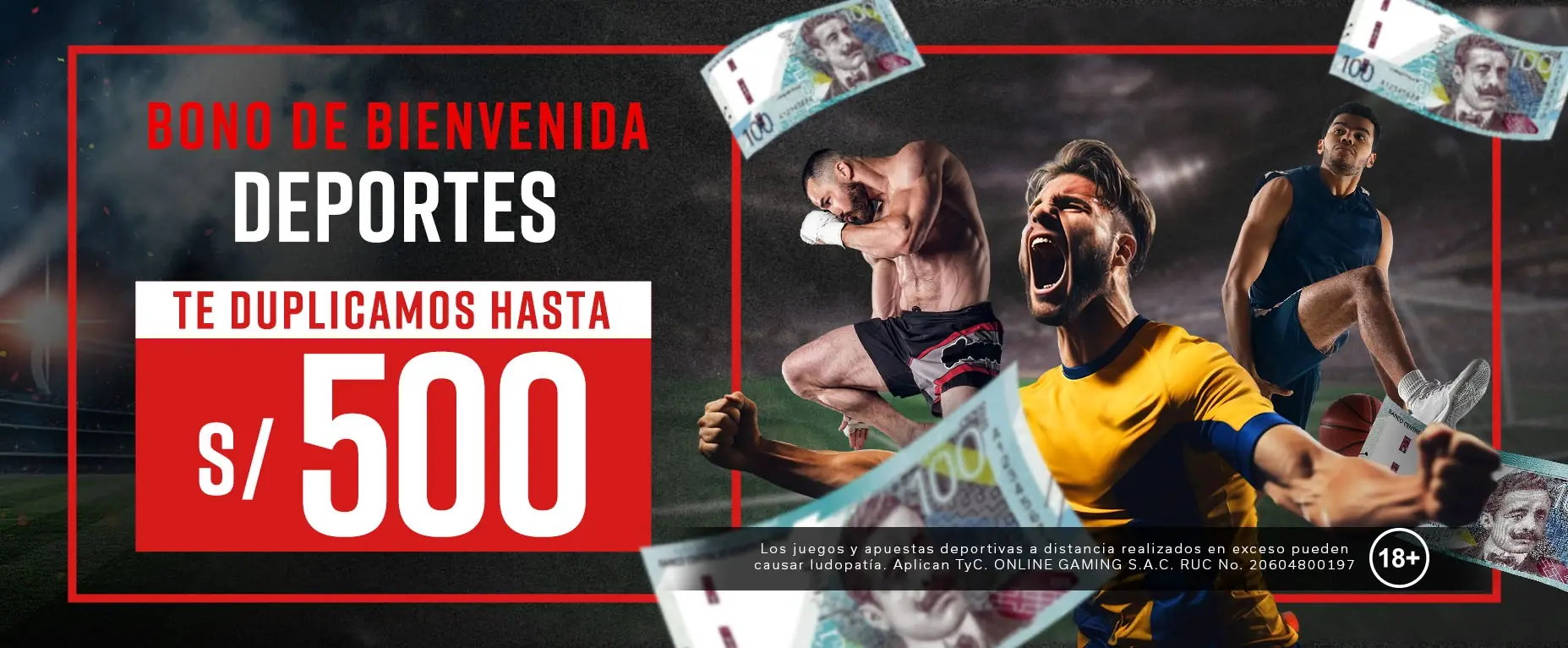 BONO DUPLICAMOS TU PRIMER DEPOSITO – DEPORTES en Solbet