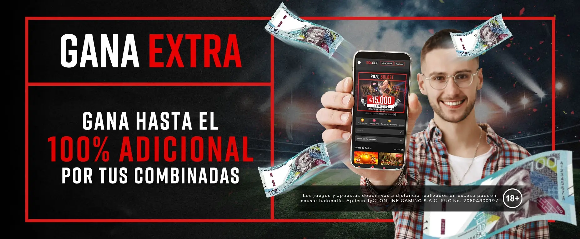 GANA EXTRA en Solbet