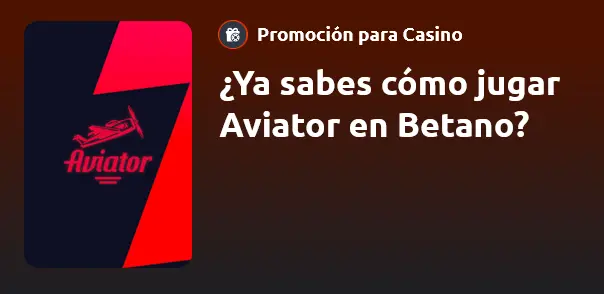Ya sabes cómo jugar Aviator en Betano